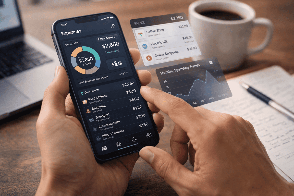 الاستشارة المالية الرقمية: كيف تستخدم تطبيقات إدارة المصاريف لتحسين وضعك المالي؟